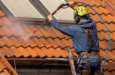 Démoussage et hydrofuge de toiture à Cornillon